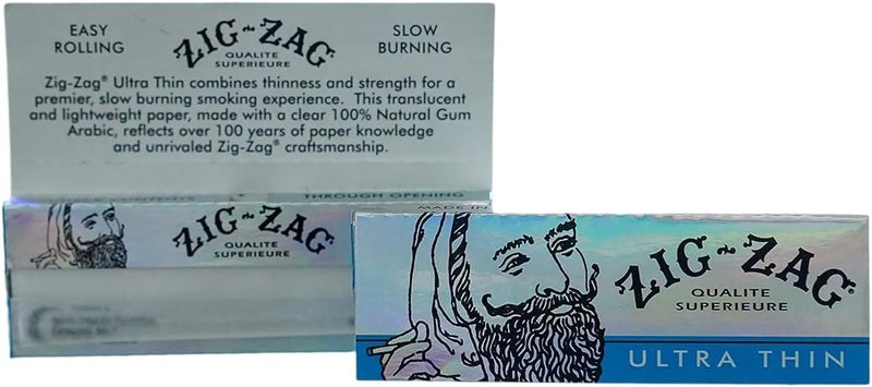 Zigzag Rolling Papers 1 ¼ Ultra-Thin (6 Booklets) - 32 Sheets Each - Slow Burning Rolling Papers - Image 3